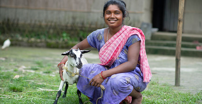 Goat Shatters Mother’s Cycle Of Poverty - Gfa Uk